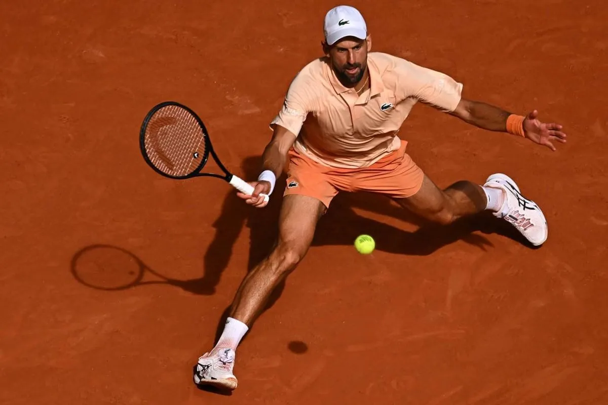 ILustrasi : Sebelum Coco Gauff tumbang, Petenis Serbia Novak Djokovic kalah, saat beraksi pada babak ketiga French Open 2026 melawan petenis Brasil Joao Fonseca di Philippe-Chatrier, Rolland Garros, Paris, Jumat (29/5/2026). ATP Tour/Corinne Dubreuil