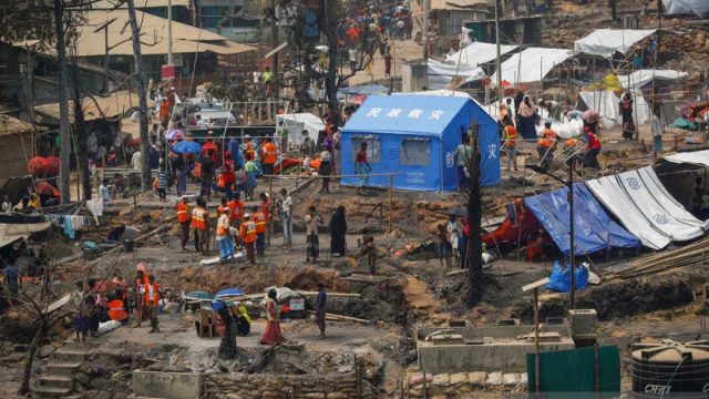 BANGLADESH-ROHINGYA-FIRE